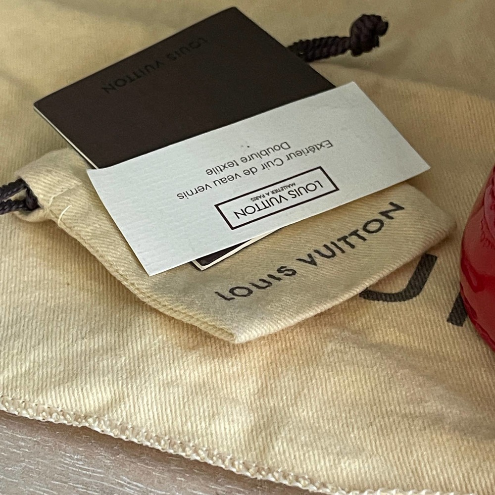 ❌SOLD❌Louis Vuitton BB Alma Vernis  Red Leather Crossbody Bag - Picture 12 of 13